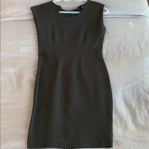 French connection Dark Green Bandage Dress Size 10